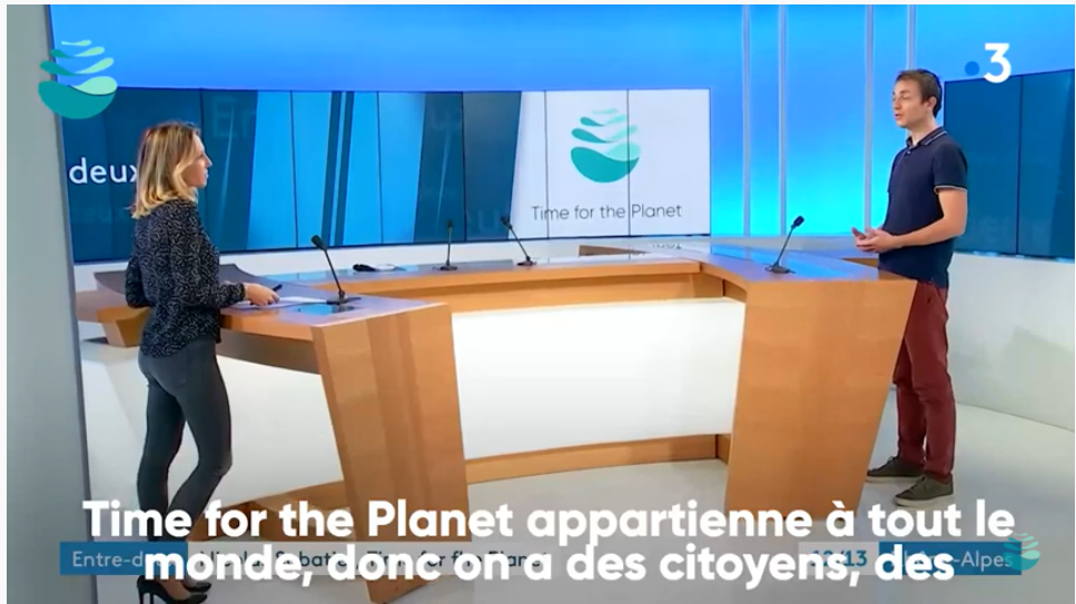 France 3 : "Interview de Nicolas Sabatier à propos de Team for the Planet"